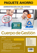 paquete ahorro cuerpo de gestión del estado (turno libre). (incluye temarios 1, 2, 3, 4 y 5; test y supuestos-9788414214862 paquete ahorro cuerpo de gestión del estado (turno libre). (incluye temarios 1, 2, 3, 4 y 5; test y supuestos-9788414214862