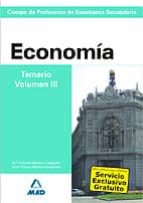 CUERPO DE PROFESORES DE ENSEÑANZA SECUNDARIA: ECONOMIA: TEMARIO: VOLUMEN II