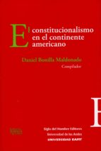 el constitucionalismo en el continente americano (ebook)-varios autores-9789586653862 el constitucionalismo en el continente americano (ebook)-varios autores-9789586653862
