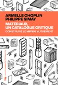 MATÉRIAUX, UN CATALOGUE CRITIQUE