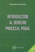 introducción al derecho procesal penal-fernando jimenez conde-9788417192402 introducción al derecho procesal penal-fernando jimenez conde-9788417192402