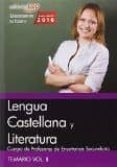 cuerpo de profesores de enseñanza secundaria. lengua castellana y literatura. vol. ii-9788468168302 cuerpo de profesores de enseñanza secundaria. lengua castellana y literatura. vol. ii-9788468168302