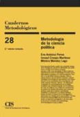 metodologia de la ciencia politica (2ª ed. ampliada y revisada)-ismael crespo martinez-eva anduiza perea-9788474764802 metodologia de la ciencia politica (2ª ed. ampliada y revisada)-ismael crespo martinez-eva anduiza perea-9788474764802