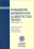 fundamentos matematicos de la arquitectura tecnica ii-9788477219002 fundamentos matematicos de la arquitectura tecnica ii-9788477219002