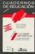estudiar matematicas el eslabon perdido entre enseñanza y aprendi-yves chevallard-marianna bosch-josep gascon-9788485840502 estudiar matematicas el eslabon perdido entre enseñanza y aprendi-yves chevallard-marianna bosch-josep gascon-9788485840502