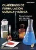 cuadernos de formulacion quimica basica: manual completo para apr ender a formular-carmen alonso nuñez-9788493443702 cuadernos de formulacion quimica basica: manual completo para apr ender a formular-carmen alonso nuñez-9788493443702