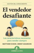 el vendedor desafiante (ebook)-matthew dixon-9788499442402 el vendedor desafiante (ebook)-matthew dixon-9788499442402