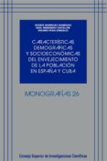 caracteristicas demograficas y socioeconomicas del envejecimiento de la poblacion en españa y cuba (ebook)-9788400090012 caracteristicas demograficas y socioeconomicas del envejecimiento de la poblacion en españa y cuba (ebook)-9788400090012