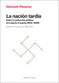 la nación tardía-helmuth plessner-9788416647712 la nación tardía-helmuth plessner-9788416647712