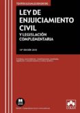 ley de enjuiciamiento civil y legislacion complementaria (16ª ed. )-9788417135812 ley de enjuiciamiento civil y legislacion complementaria (16ª ed. )-9788417135812