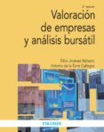 valoración de empresas y análisis bursátil (ebook)-felix jimenez naharro-antonio de la torre gallegos-9788436836912 valoración de empresas y análisis bursátil (ebook)-felix jimenez naharro-antonio de la torre gallegos-9788436836912