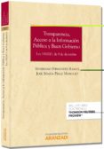 transparencia,acceso a la información pública y buen gobierno-severiano fernandez ramos-9788490591512 transparencia,acceso a la información pública y buen gobierno-severiano fernandez ramos-9788490591512