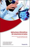 aplicaciones informaticas de tratamiento de textos-oscar sanchez estella-9788428332422 aplicaciones informaticas de tratamiento de textos-oscar sanchez estella-9788428332422