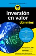 inversion en valor para dummies-peter j. sander-janet haley-9788432903922 inversion en valor para dummies-peter j. sander-janet haley-9788432903922