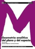 geometria analitica del plano y del espacio-jesus m. ruiz-9788466726122 geometria analitica del plano y del espacio-jesus m. ruiz-9788466726122