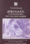 jerusalen, la emanacion del gigante albion-william blake-9788480211222 jerusalen, la emanacion del gigante albion-william blake-9788480211222