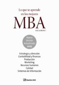 lo que se aprende en los mejores mba (t. 1)-9788496612822 lo que se aprende en los mejores mba (t. 1)-9788496612822
