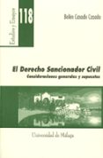 el derecho sancionador civil. consideraciones generales y supuest os-belén casado casado-9788497472722 el derecho sancionador civil. consideraciones generales y supuest os-belén casado casado-9788497472722