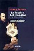 la leccion del maestro y otros relatos-henry james-9789871228522 la leccion del maestro y otros relatos-henry james-9789871228522
