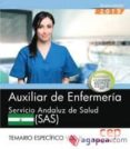 auxiliar de enfermería. servicio andaluz de salud. sas. temario específico. vol. ii.-9788413102832 auxiliar de enfermería. servicio andaluz de salud. sas. temario específico. vol. ii.-9788413102832