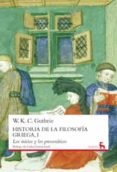 historia de la filosofia griega i-w.k.c. guthrie-9788424936532 historia de la filosofia griega i-w.k.c. guthrie-9788424936532
