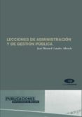 lecciones de administracion y de gestion publica-9788479086732 lecciones de administracion y de gestion publica-9788479086732