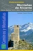 montañas de alicante. 20 rutas excursionistas-guillem torres i perea-9788480902632 montañas de alicante. 20 rutas excursionistas-guillem torres i perea-9788480902632