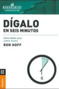 dígalo en seis minutos-ron hoff-9789506414832 dígalo en seis minutos-ron hoff-9789506414832