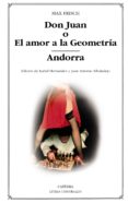 don juan o el amor a la geometria; andorra-max frisch-9788437629742 don juan o el amor a la geometria; andorra-max frisch-9788437629742