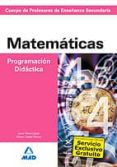 cuerpo de profesores de enseñanza secundaria: matematicas. progra macion didactica-9788466585842 cuerpo de profesores de enseñanza secundaria: matematicas. progra macion didactica-9788466585842
