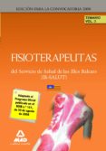 fisioterapeutas del ib-salut. temario. volumen ii-9788467603842 fisioterapeutas del ib-salut. temario. volumen ii-9788467603842