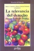 la relevancia del derecho: ensayos de filosofia juridica, moral y politica-pablo e. navarro-maria cristina redondo-9788474329742 la relevancia del derecho: ensayos de filosofia juridica, moral y politica-pablo e. navarro-maria cristina redondo-9788474329742