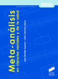 meta-analisis en ciencias sociales y de la salud-juan botella ausina-9788490771242 meta-analisis en ciencias sociales y de la salud-juan botella ausina-9788490771242