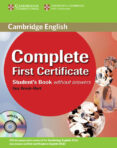 complete first certificate: student s book and without answers and with cd-rom (zona portugal)-9780521698252 complete first certificate: student s book and without answers and with cd-rom (zona portugal)-9780521698252