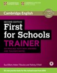 firsts for schools trainer second edition book with answers and teachers notes with audio-9781107446052 firsts for schools trainer second edition book with answers and teachers notes with audio-9781107446052