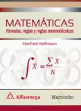 matematicas, formulas, reglas y reglas mnemotecnicas-mandfred hoffmann-9788426725752 matematicas, formulas, reglas y reglas mnemotecnicas-mandfred hoffmann-9788426725752
