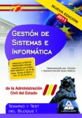 cuerpo de gestion de sistemas e informatica de la administracion del estado. temario y test del bloque i: organizacion del estado y administracion electronica-9788467664652 cuerpo de gestion de sistemas e informatica de la administracion del estado. temario y test del bloque i: organizacion del estado y administracion electronica-9788467664652