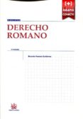 derecho romano (5ª edicion)-ricardo panero gutierrez-9788490863152 derecho romano (5ª edicion) ricardo panero gutierrez 9788490863152