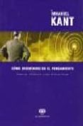 como orientarse en el pensamiento-immanuel kant-9789871139552 como orientarse en el pensamiento-immanuel kant-9789871139552