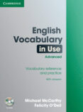 english vocabulary in use (advanced) (edition with answers and cd -rom)-michael mccarthy-9780521677462 english vocabulary in use (advanced) (edition with answers and cd -rom)-michael mccarthy-9780521677462