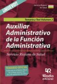 temario y test volumen 2. auxiliar administrativo de la funcion administrativa servicio riojano de salud (ebook)-9781524305062 temario y test volumen 2. auxiliar administrativo de la funcion administrativa servicio riojano de salud (ebook)-9781524305062