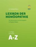 Descarga de audiolibros en alemán LEXIKON DER HOMÖOPATHIE 9783949650062 (Spanish Edition) PDB PDF