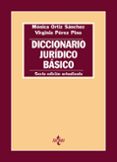 diccionario juridico basico-monica ortiz sanchez-virginia perez pino-9788430955862 diccionario juridico basico-monica ortiz sanchez-virginia perez pino-9788430955862