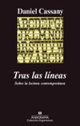 tras las lineas: sobre la lectura contemporanea-daniel cassany-9788433962362 tras las lineas: sobre la lectura contemporanea-daniel cassany-9788433962362