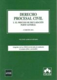 derecho procesal civil i. el proceso de declaracion. parte genera l. (4ª ed) adaptado a la ley 5/2012, de 6 de julio, de mediacion en asuntos civiles y mercantiles-vicente gimeno sendra-9788483423462 derecho procesal civil i. el proceso de declaracion. parte genera l. (4ª ed) adaptado a la ley 5/2012, de 6 de julio, de mediacion en asuntos civiles y mercantiles-vicente gimeno sendra-9788483423462