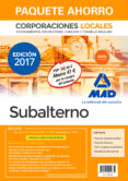 paquete ahorro subalterno de corporaciones locales. (incluye temario general juridico: temario practico: test y supuestos practicos; simulacros de examen y acceso gratis a campu-9788414204672 paquete ahorro subalterno de corporaciones locales. (incluye temario general juridico: temario practico: test y supuestos practicos; simulacros de examen y acceso gratis a campu-9788414204672