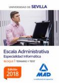 escala administrativa (especialidad informatica) de la universidad de sevilla. bloque i-9788414221372 escala administrativa (especialidad informatica) de la universidad de sevilla. bloque i-9788414221372
