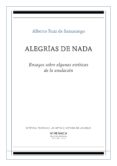 alegrias de nada: ensayos sobre algunas esteticas de la anulacion-9788417325572 alegrias de nada: ensayos sobre algunas esteticas de la anulacion-9788417325572