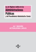 ley de regimen juridico de las administraciones publicas y del pr ocedimiento administrativo comun (13ª ed.)-9788430961672 ley de regimen juridico de las administraciones publicas y del pr ocedimiento administrativo comun (13ª ed.)-9788430961672