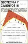 geotecnia y cimientos iii (primera y segunda parte): cimentacione s, excavaciones y aplicaciones de la geotecnia (2 vol.)-jose antonio jimenez salas-9788472070172 geotecnia y cimientos iii (primera y segunda parte): cimentacione s, excavaciones y aplicaciones de la geotecnia (2 vol.)-jose antonio jimenez salas-9788472070172